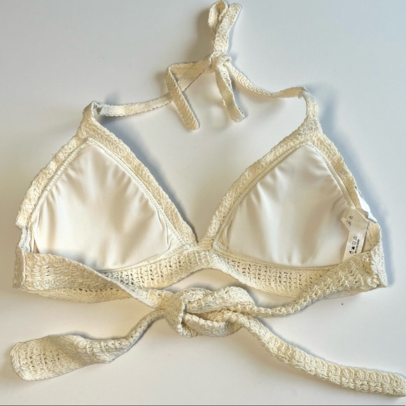 CAPE JUBY | White crochet bikini top | Size XS/TP | GREAT CONDITION - Picture 4 of 6
